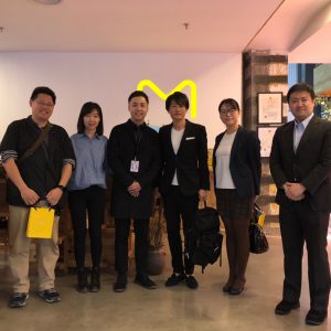 中国・北京にてマーフォンウォー社を訪問するBeA社員